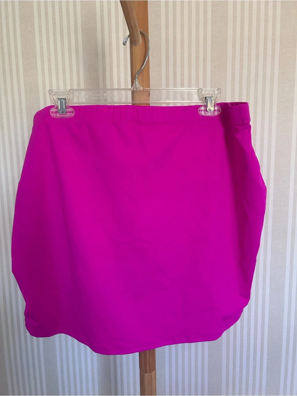 SKIMS Sporty Zipper Swim Mini Skirt Women’s Size 3X in Hibiscus NWT
